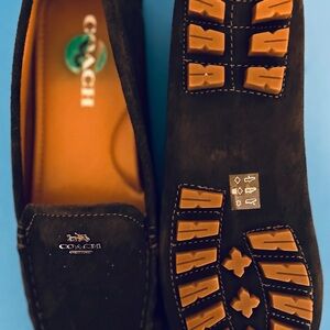 COACH Amber SUEDE DRIVING SHOES SZ. 8M